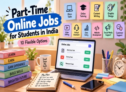 Part-Time Online Jobs for Students in India: 10 Flexible Options
